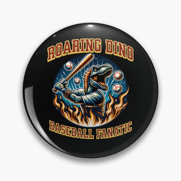 Item preview, Baseball saurus - Roaring dino baseball fanatic designed and sold by JansenGS.