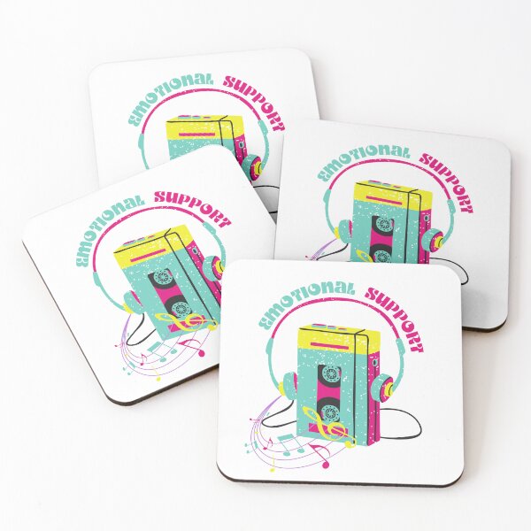 Item preview, Emotional support music walkmen retro art designed and sold by BosskaDesign.