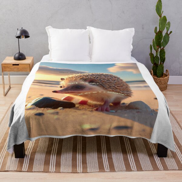 Item preview, Hedgehog on the beach 3 designed and sold by rayo-art.