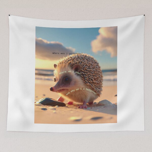 Item preview, Hedgehog on the beach 3 designed and sold by rayo-art.