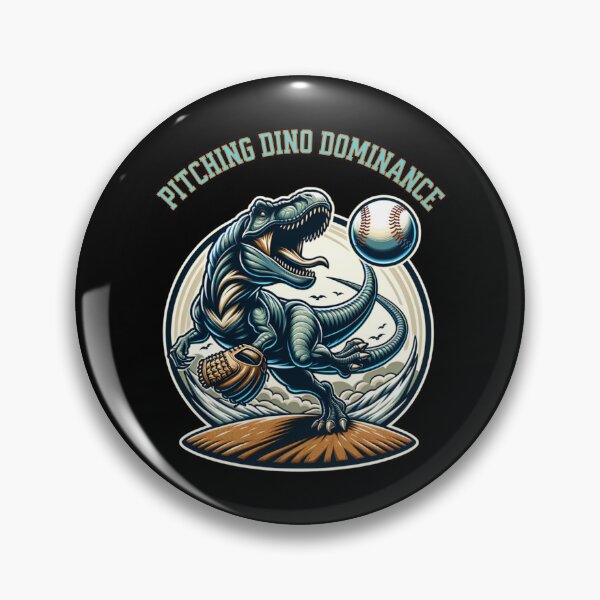 Item preview, Baseball saurus - Pitching dino dominance designed and sold by JansenGS.