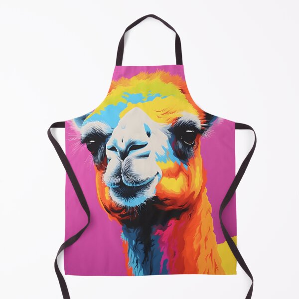 Item preview, cammel portrait. animal colorful. Animal throw pillow. designed and sold by formform.
