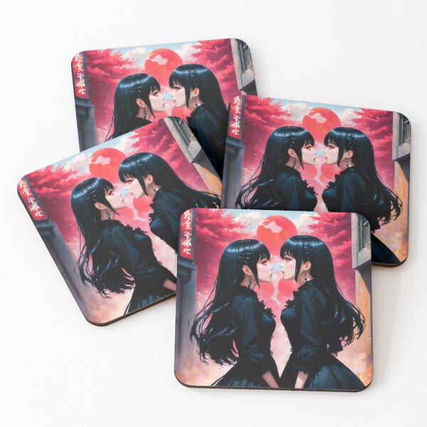 Item preview, Two Anime Goth Girls designed and sold by Bunmigraphics .