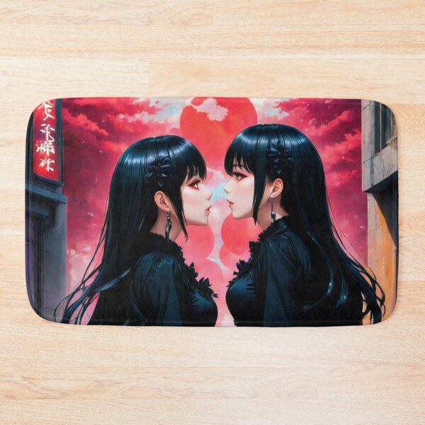 Item preview, Two Anime Goth Girls designed and sold by Bunmigraphics .