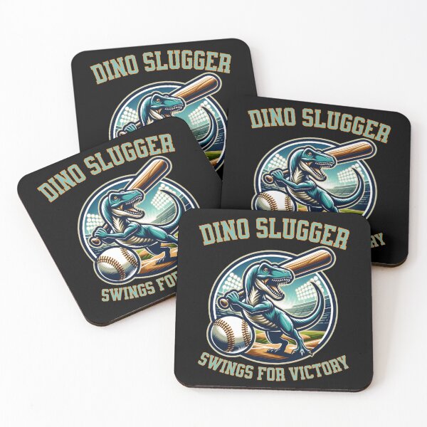 Item preview, Baseball saurus - Dino slugger swings for victory designed and sold by JansenGS.