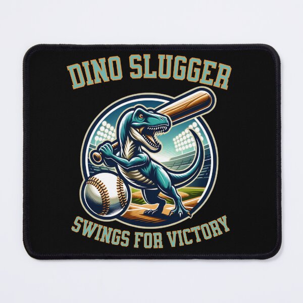 Item preview, Baseball saurus - Dino slugger swings for victory designed and sold by JansenGS.