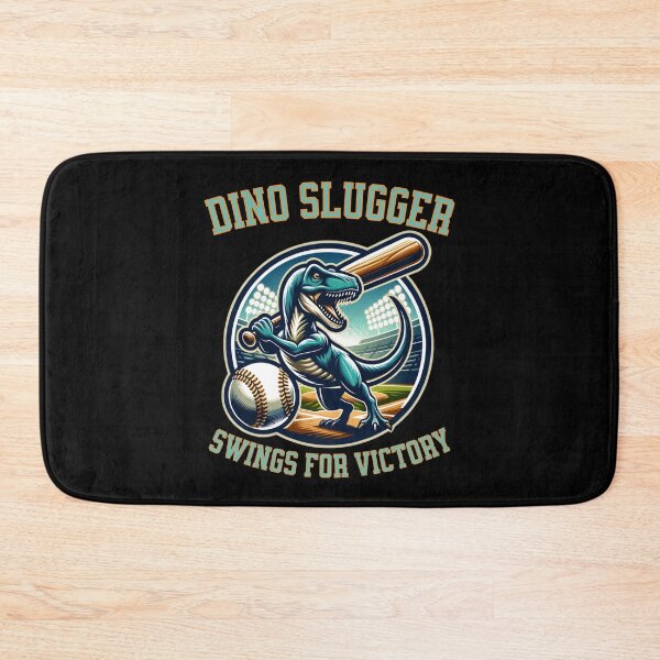 Item preview, Baseball saurus - Dino slugger swings for victory designed and sold by JansenGS.
