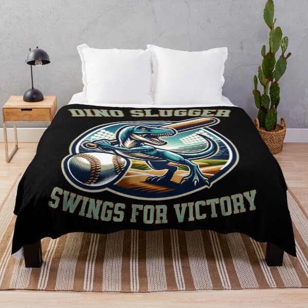 Item preview, Baseball saurus - Dino slugger swings for victory designed and sold by JansenGS.