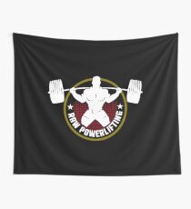 Tela decorativa Gimnasio de levantamiento de pesas powerlifting sin costura