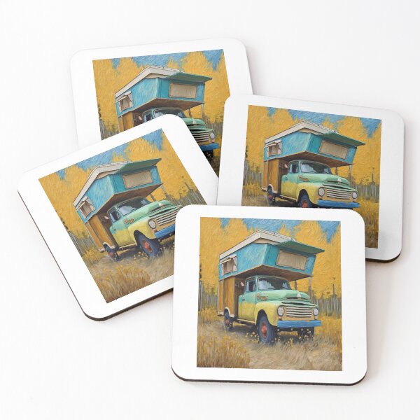 Item preview, "Truck Camper in the Heart of Nature"   designed and sold by Artisticanvas.