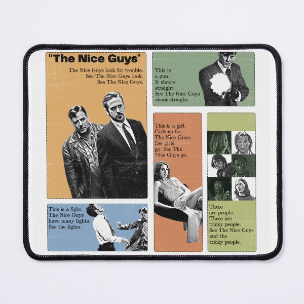 Item preview, The Nice Guys (2016) retro poster design designed and sold by jackbooks.