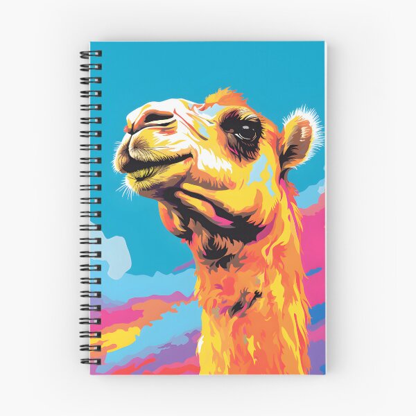 Item preview, cammel portrait. animal colorful. Animal throw pillow. designed and sold by formform.