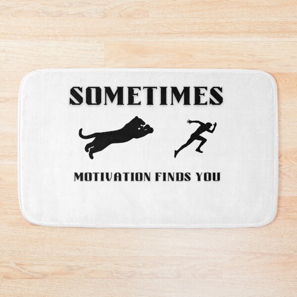 Item preview, "Sometimes Motivation Finds You" Tiger Quote Sport Lovers T-Shirt designed and sold by AI-volution.