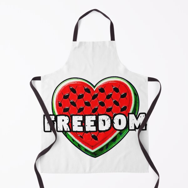 Item preview, Free Palestine Watermelon Keffiyeh Heart designed and sold by 4TeeToo.