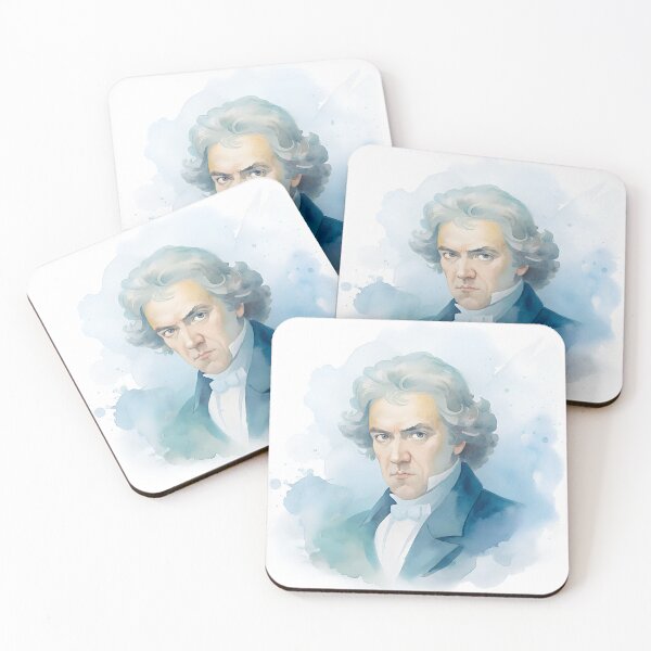Item preview, Beethoven Watercolor Portrait designed and sold by RogkTR.