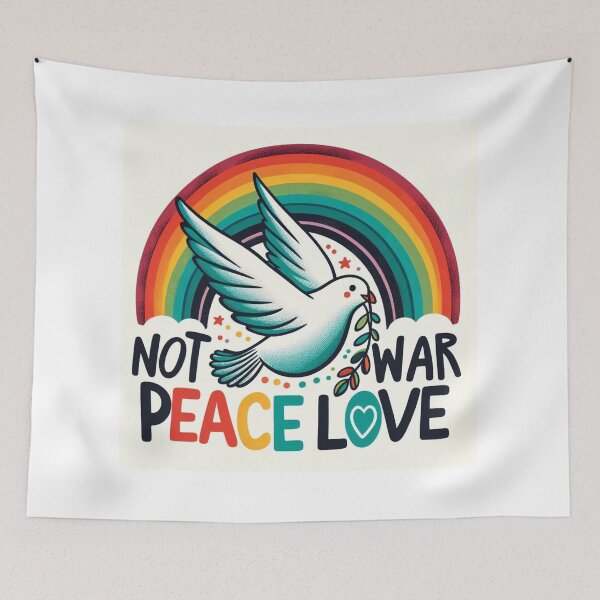 Item preview, Not war, peace, love 7 designed and sold by rayo-art.