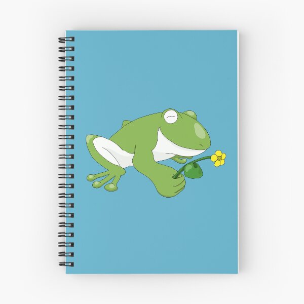 Item preview, Cute Frog and Marsh Marigold designed and sold by HugSomeNettles.