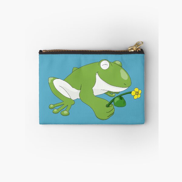 Item preview, Cute Frog and Marsh Marigold designed and sold by HugSomeNettles.