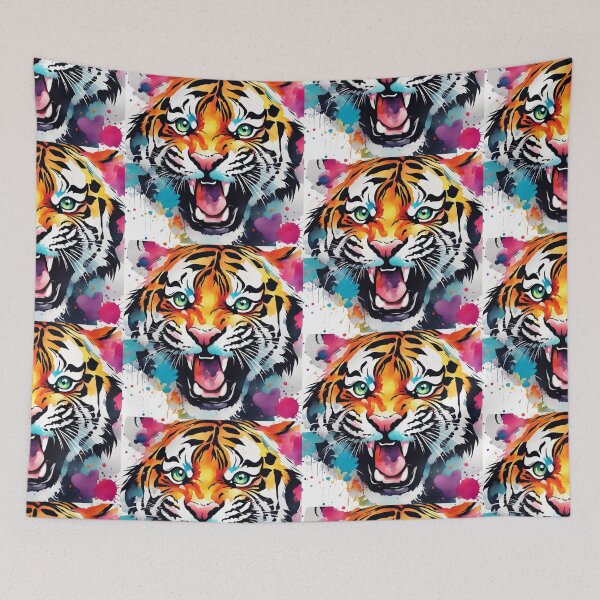 Item preview, Rainbow tiger designed and sold by Jelena Slijepcevic.