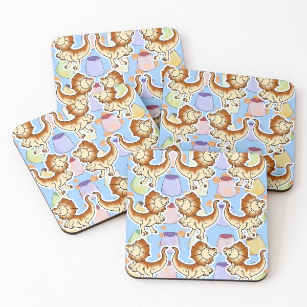 Item preview, Pudding Delight Diphlanosaurus Cute Pattern designed and sold by AionK.