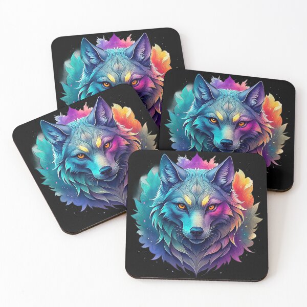 Item preview, Wolf Logo - Colorfull designed and sold by Morbaklava.
