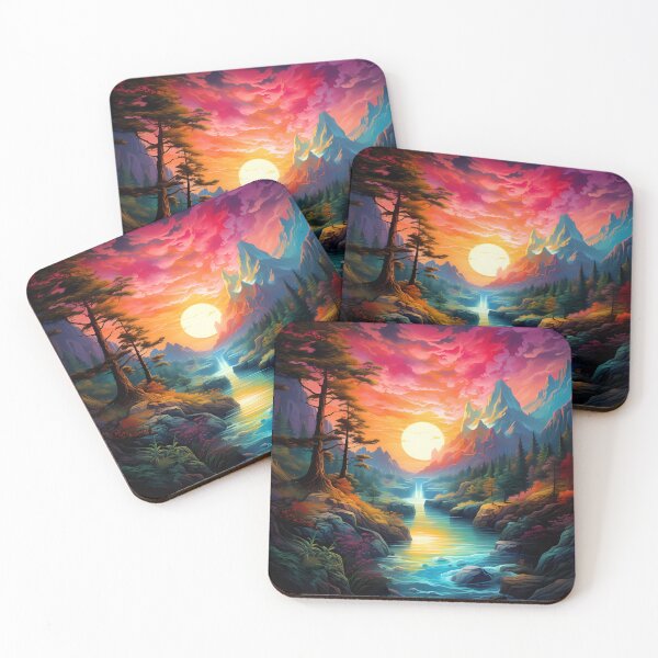 Item preview, wooded sunset designed and sold by Ricardo Rodríguez Pérez.