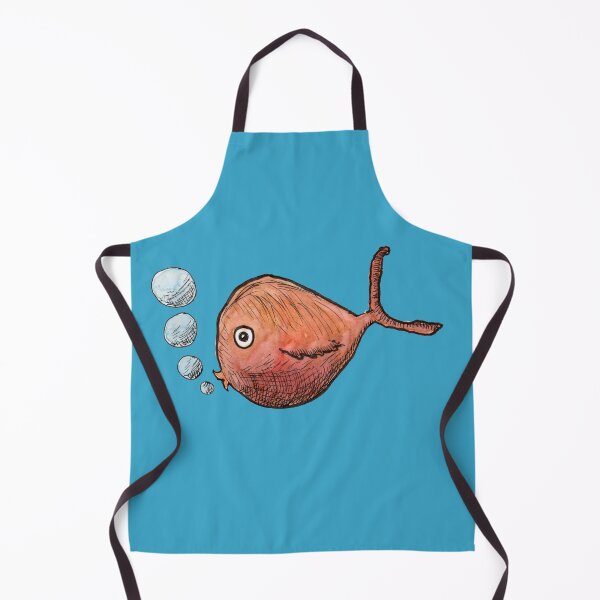 Item preview, Funny Fish Blowing Bubbles designed and sold by paleheather.