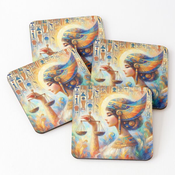 Item preview, Libra and Goddess Maat designed and sold by Ethereal Visions.