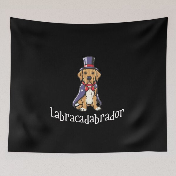 Item preview, Labracadabrador funny labrador dog magician magic pun designed and sold by w1ckerman.