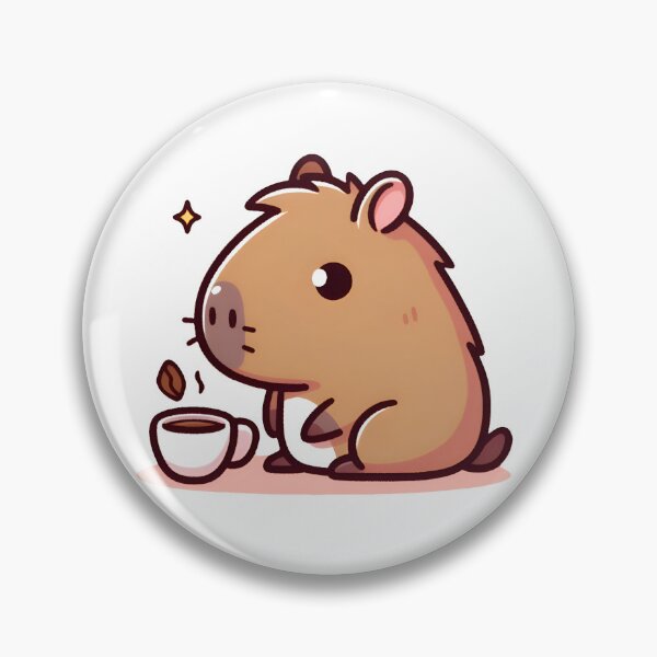 Item preview, Coffee Capybara Coffeebara designed and sold by AngelinaBezm.