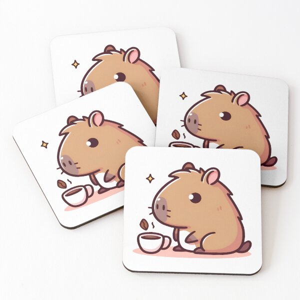 Item preview, Coffee Capybara Coffeebara designed and sold by AngelinaBezm.