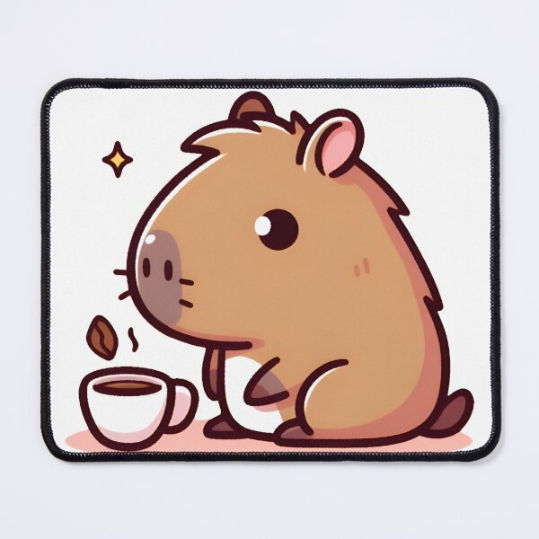 Item preview, Coffee Capybara Coffeebara designed and sold by Anbe_design.