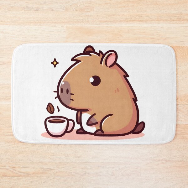 Item preview, Coffee Capybara Coffeebara designed and sold by AngelinaBezm.