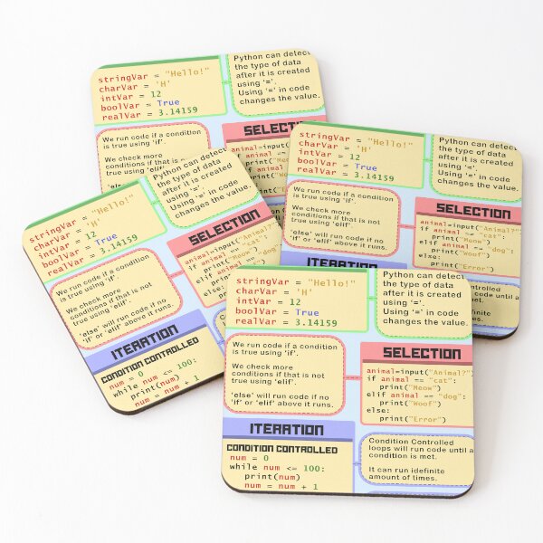 Item preview, Python Beginner Concepts designed and sold by elliobot.
