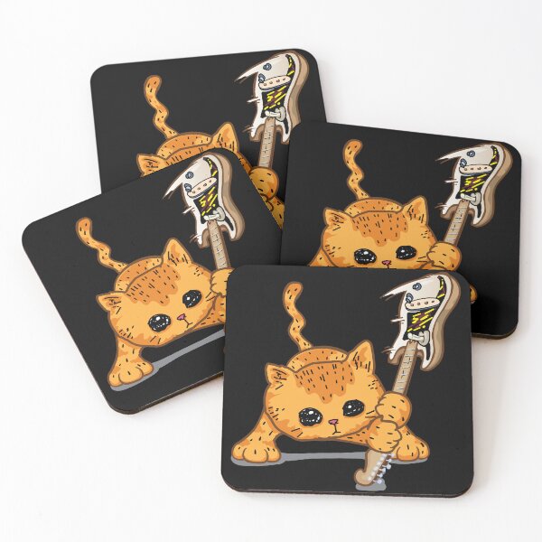 Item preview, Orange Cat The Clash Guitar designed and sold by CATTAROCK.