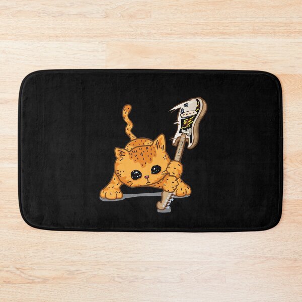 Item preview, Orange Cat The Clash Guitar designed and sold by CATTAROCK.