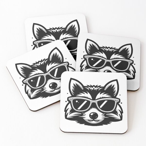 Item preview, Cool Racoon with sunglasses designed and sold by Kr1tos.