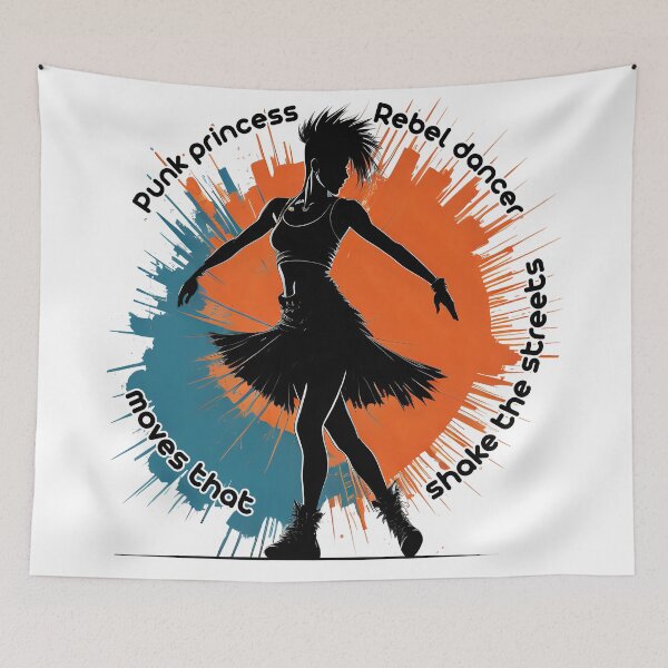 Item preview, Punk princess, rebel dancer – moves that shake the streets designed and sold by Concept-Hub.