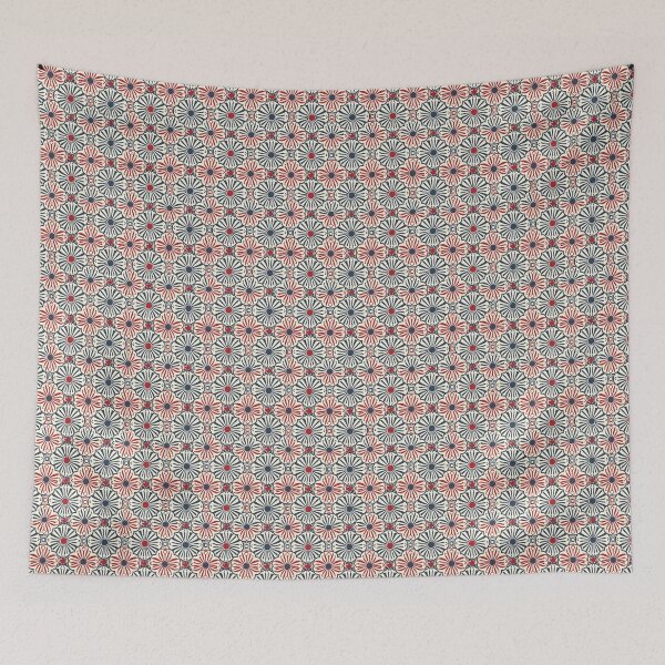 Item preview, Japanese Sumo Fan Pattern designed and sold by DreamBackDrops.