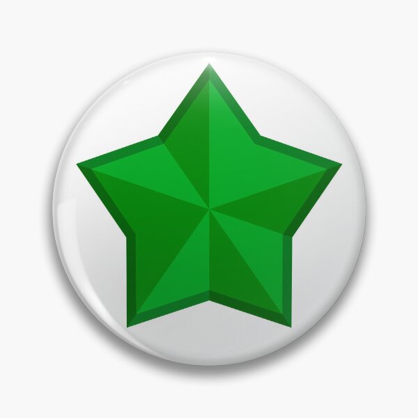 Item preview, Green Esperanto star designed and sold by ShopEvaF.