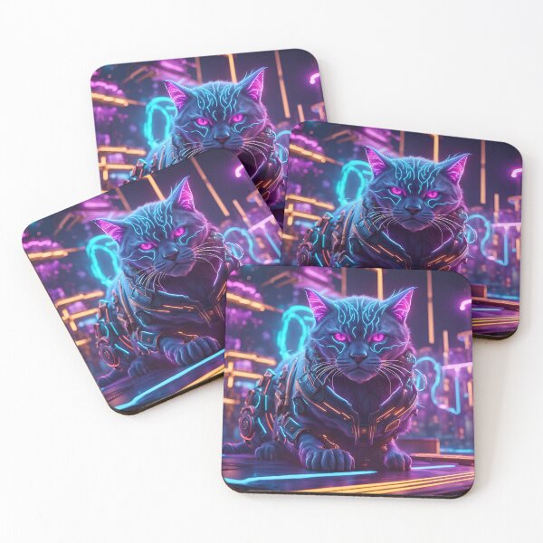 Item preview, Neon Meow designed and sold by MacoQ.