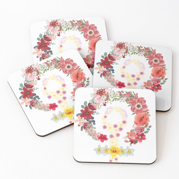Item preview, feminist flower symbol designed and sold by Ana-EShop.