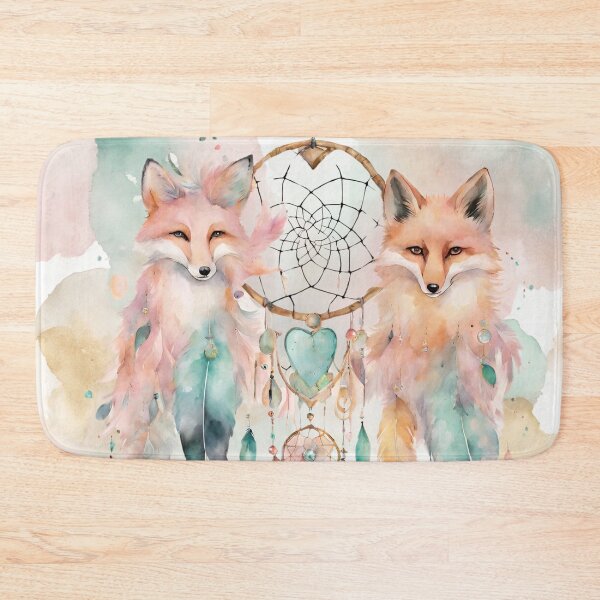 Item preview, fox totems and a dreamcatcher designed and sold by VickyJo111.