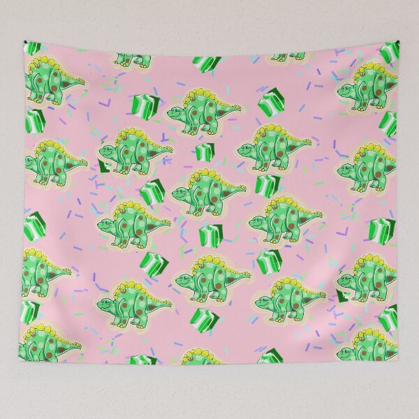 Item preview, Jelly-Jigglersaurus Cute Steggosaurus Pattern designed and sold by AionK.