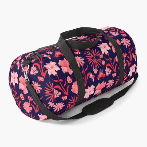 Item preview, Retro floral and insects (black and red) designed and sold by LisbethSalter.