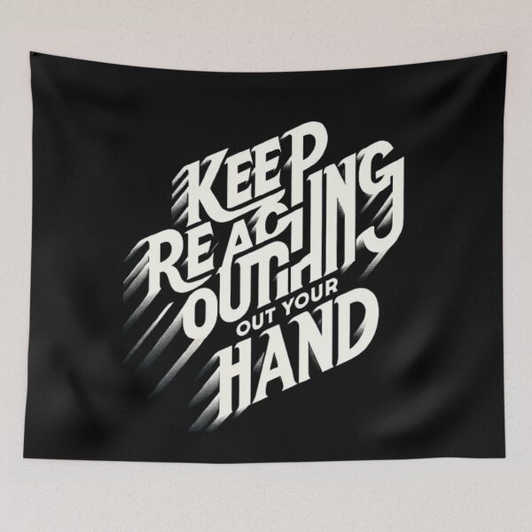 Item preview, Keep Reaching Out Your Hand designed and sold by Mich' Micha ⭐⭐⭐⭐⭐.
