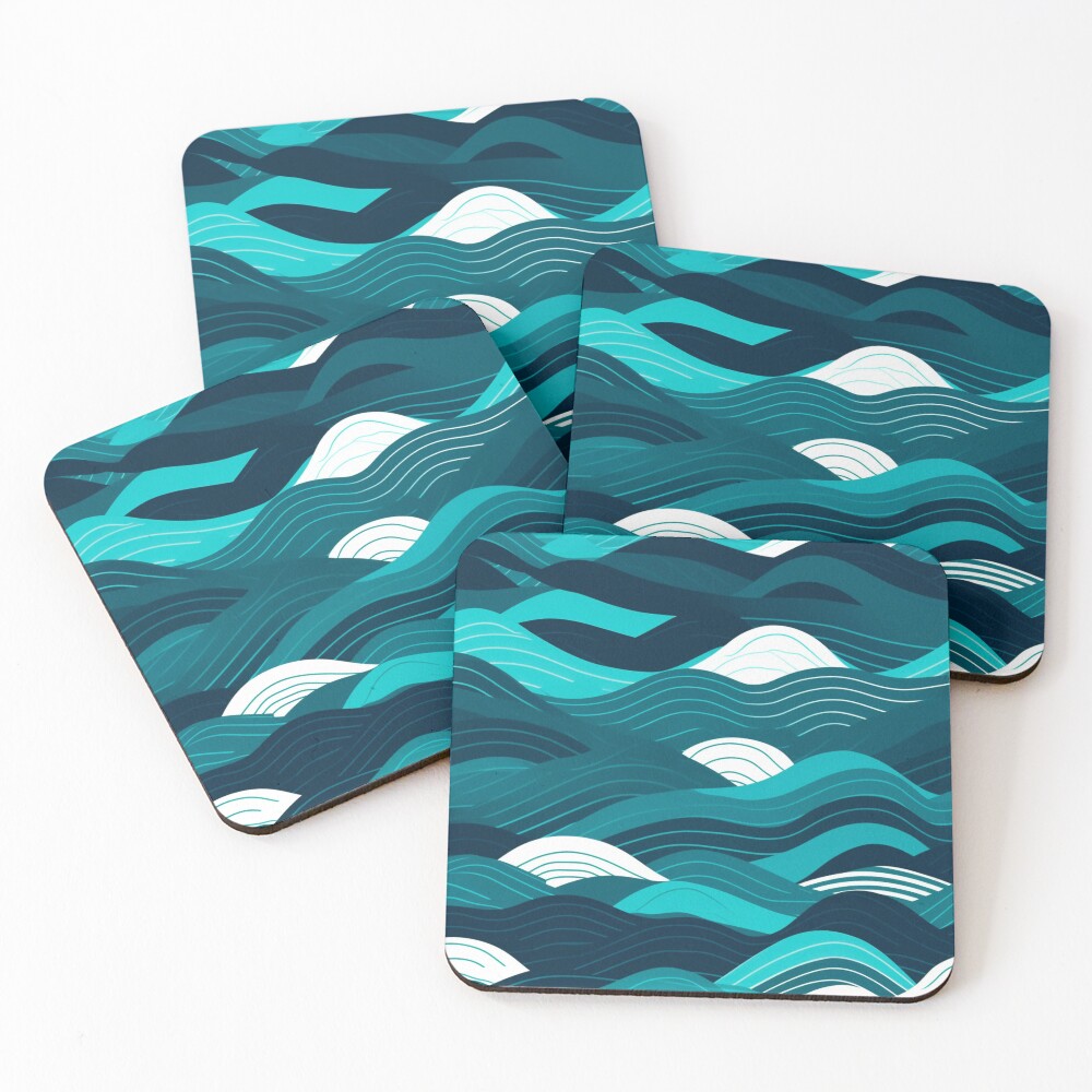 Item preview, Coasters (Set of 4) designed and sold by DiveIntoDesigns.