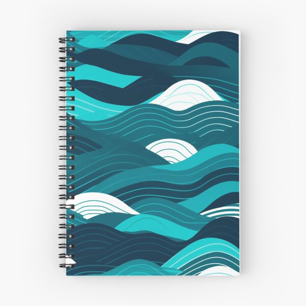 Aperçu de l'œuvre Vagues abstraites créée et vendue par DiveIntoDesigns.