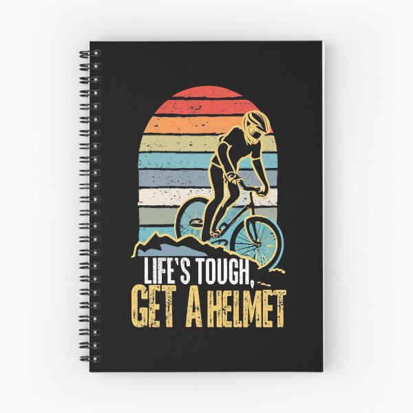 Item preview, Life's Tough, Get A Helmet Cycling Humor designed and sold by DomTeesHaven.