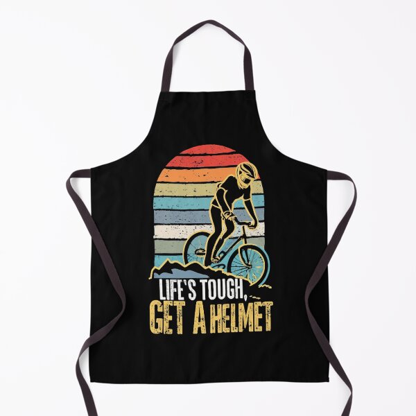 Item preview, Life's Tough, Get A Helmet Cycling Humor designed and sold by DomTeesHaven.